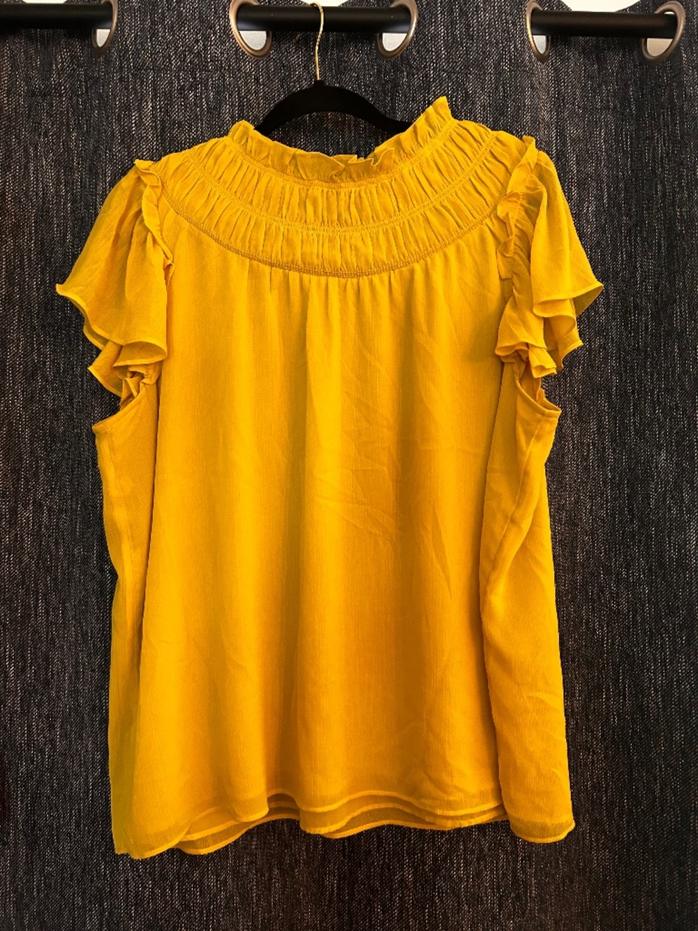 Ann Taylor yellow blouse